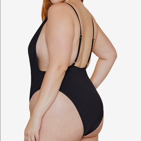 NWT Dippin' Daisy's Euphoria Swimsuit Black Plus Size - Picture 2 of 8